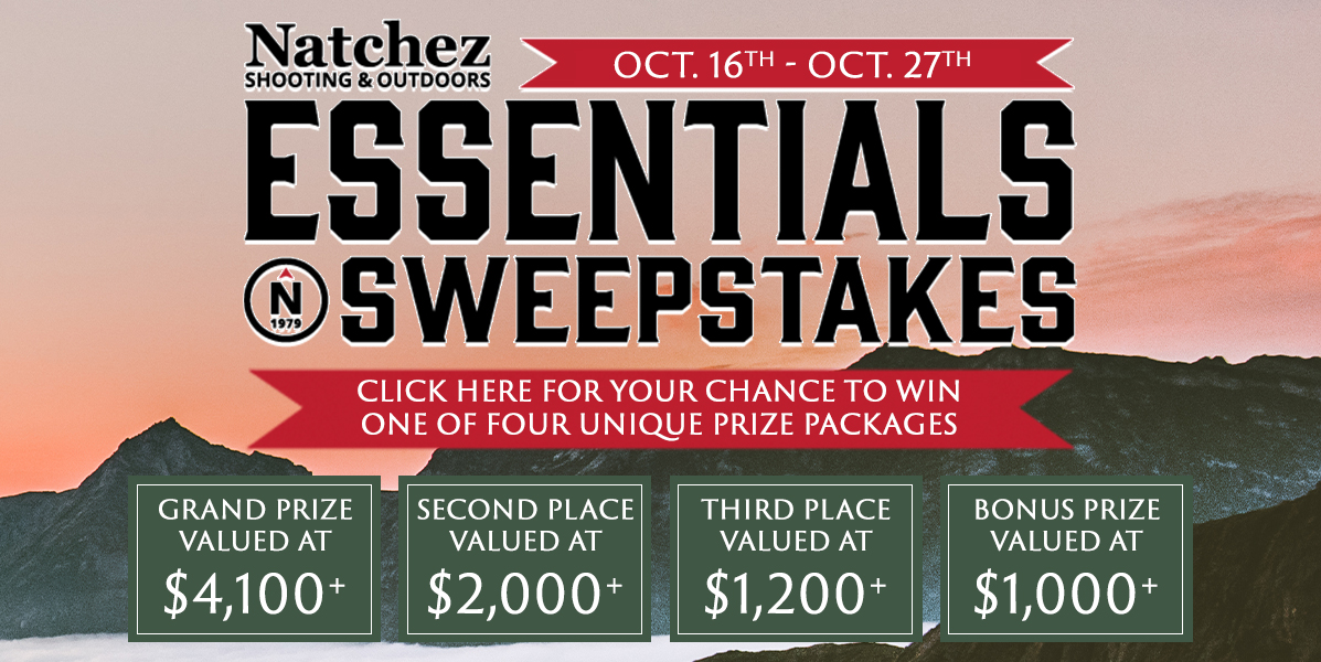 Click for Your Chance to Win 1 of 4 Unique Prize Packages with Our Outdoor Essentials Sweepstakes