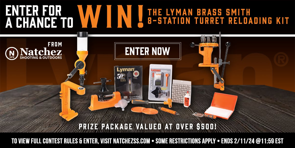 Enter Now for a Chance to Win an Over $500 Lyman Reloading Prize Package!