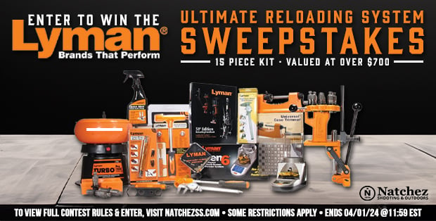 Enter Now to Win the Lyman Ultimate Reloading System Sweepstakes  Hurry Ends 4/1/24 at 11:59 EST