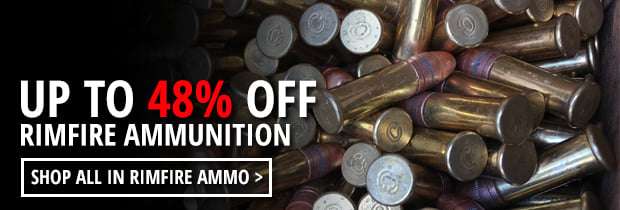 Up to 48% Off Select Rimfire Ammo!
