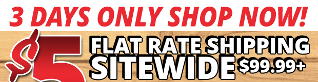 $5 Flat Rate Shipping Sitewide Over $99.99+