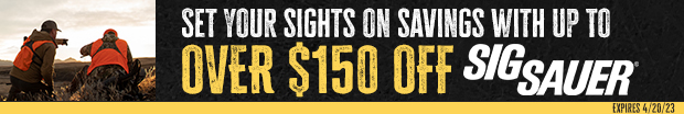 Set Your Sights on Savings with Over $150 Off Sig Sauer