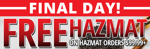 Free Hazmat on Hazmat Orders $99.99+  Use Code FH230417