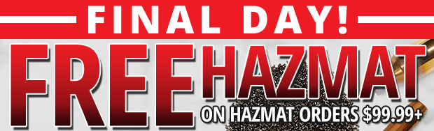Final Day for Free Hazmat on Hazmat Orders $99.99+ Use Code FH230417