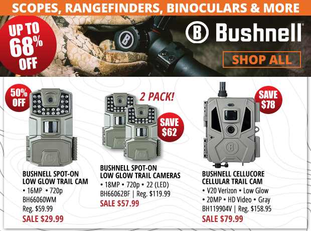 Bushnell up to 68% Off
