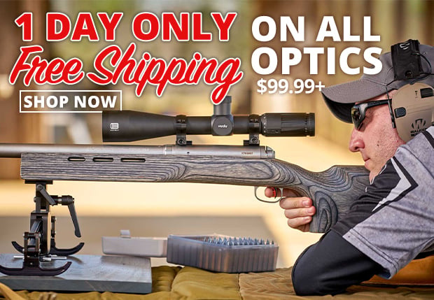 1 Day Only Free Shipping on All Optics $99.99+  Restrictions Apply  Use Code FS240418