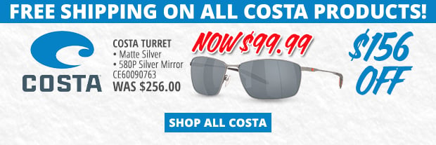 Up to $156 Off Costa with Free Shipping on All Costa Products No Promo Code Needed