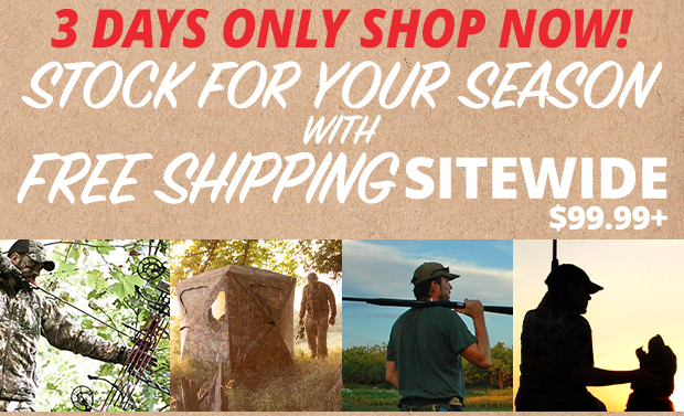 Stock Up for Your Season with Free Shipping Sitewide $99.99+