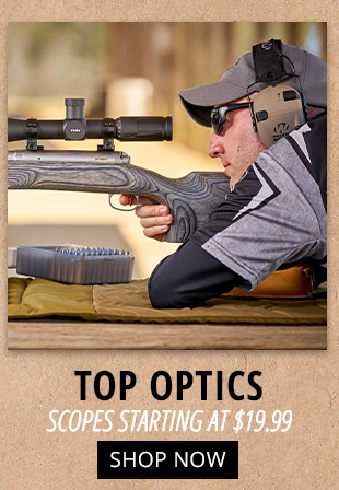 Top Optics with Scopes Starting at $19.99