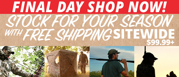 Final Day for Free Shipping Sitewide on Orders $99.99+