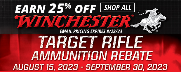 Up to 30% Off Select Winchester Ammo + Target Rifle Ammo Rebate
