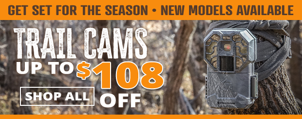 Up to $108 Off Trail Cams • New Models Available