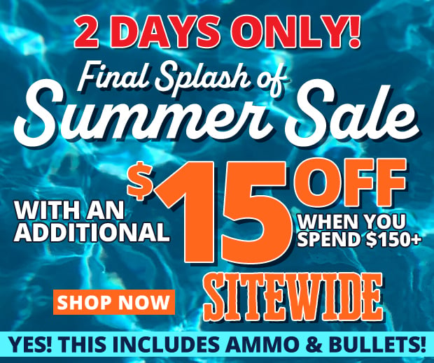 2 Days Only for $15 Off Sitewide When You Spend $150+ • Restrictions Apply • Use Code D240813