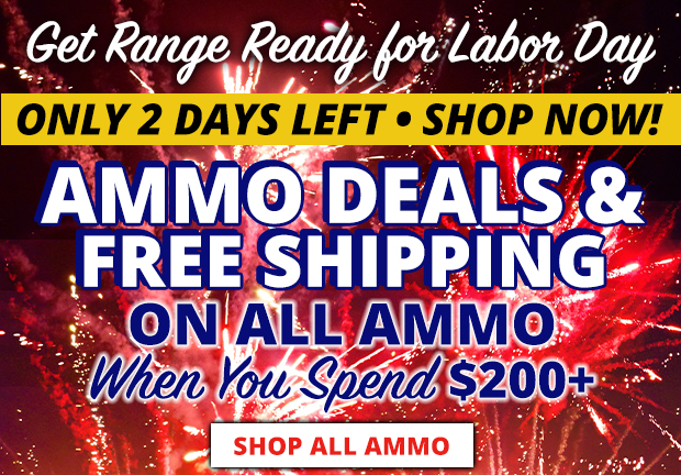 Only 2 Days Left for Ammo Deals with Free Shipping When You Spend $200+ • Restrictions Apply • Use Code FS240819