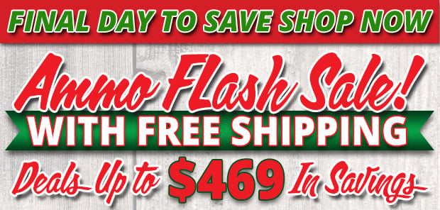 Final Day Ammo Flash Sale with Free Shipping!