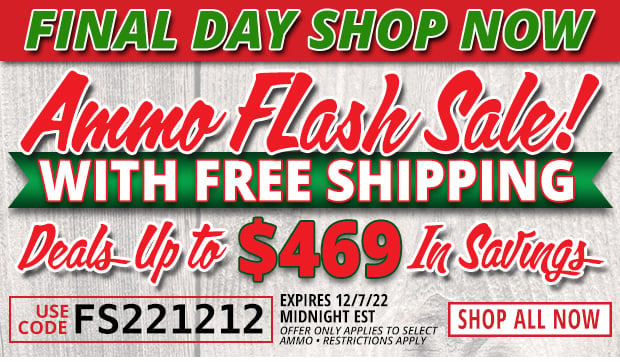 Ammo Flash Sale with Free Shipping Restrictions Apply