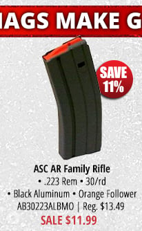 ASC AR Family Rifle Mag 11% Off