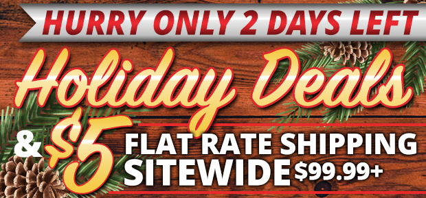 Holiday Deals with $5 Flat Rate Shipping Sitewide on $99.99+