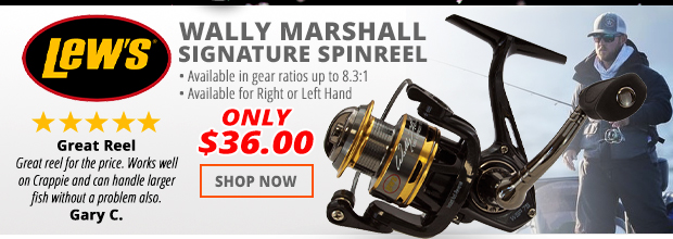 Check out the Lew's Wally Marshall Signature Series Spinreel
