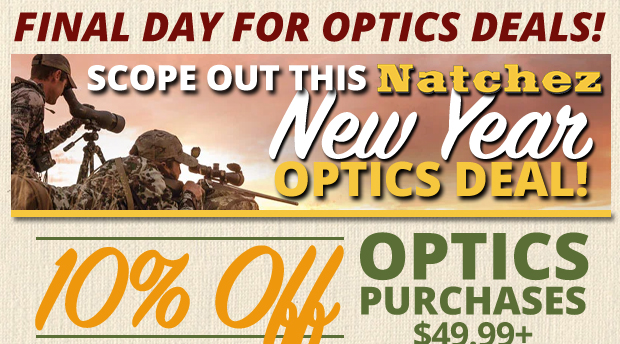 Final Day for 10% Off Optics Deal