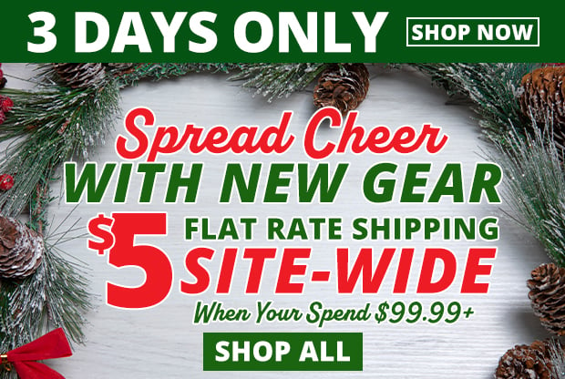 $5 Flat Rate Shipping Site-Wide When You Spend $100+ Use Code FR231204E Restrictions Apply