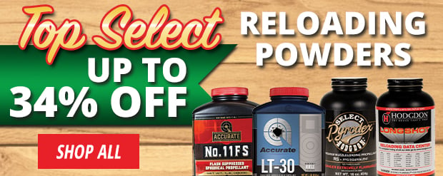 Up to 34% Off Reloading Powders