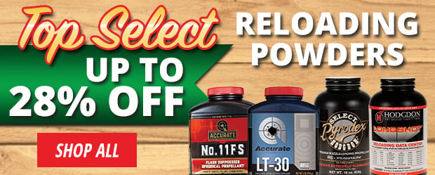 Up to 28% Off Top Select Reloading Powders