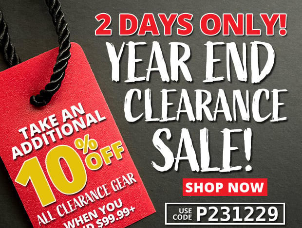 Year End Clearance Sale with an Additional 10% When You Spend $99.99+  Use Code P231229  Restrictions Apply