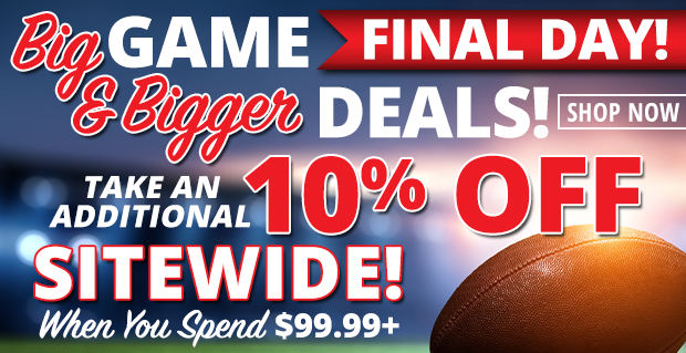 Final Day to Take an Additional 10% Off Sitewide When You Spends $99.99+