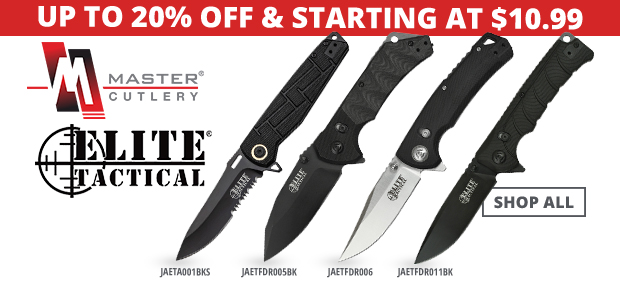 Master Cutlery Elite Tactical Starting at $10.99