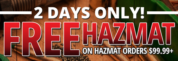 Free Hazmat on Hazmat Orders $99.99+ Use Code FH230213