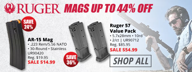 Ruger Mags Up to 44% Off