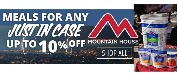 Mountain House Meals Up to 10% Off