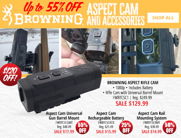Up to $120 Off The Browning Aspect Cam & Accessories