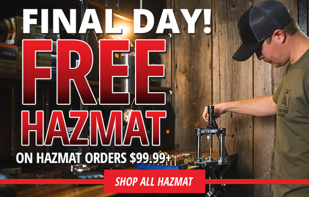 Final Day for Free Hazmat on Hazmat Orders $99.99+  Restrictions Apply  Use Code FH240212
