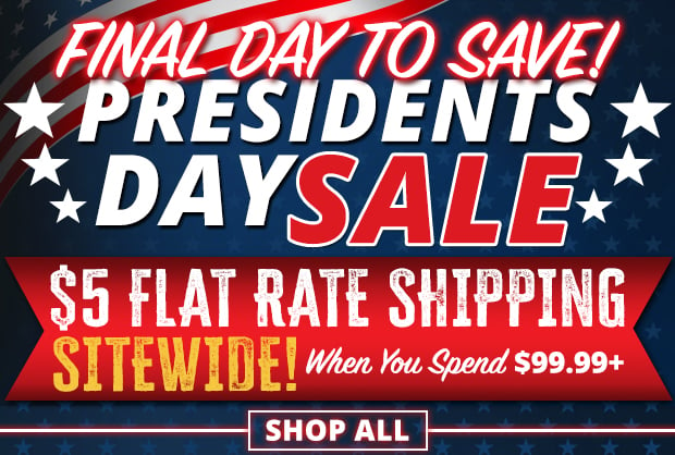 Final Day for $5 Flat Rate Shipping Site-Wide When You Spend $99.99+  Use Code FR240215  Restrictions Apply