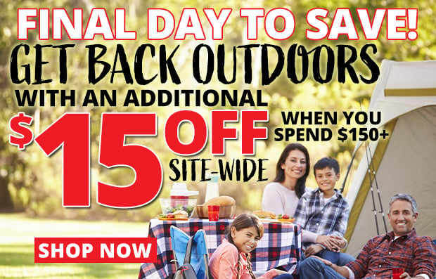Final Day to Take an Additional $15 Off Site-Wide When You Spend $150  Use Code D240222  Restrictions Apply