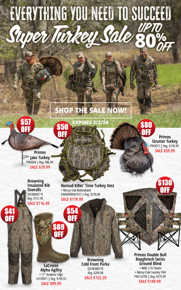 Up to 80% Off With Our Super Turkey Sale!
