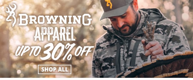 Up to 30% Off Browning Apparel