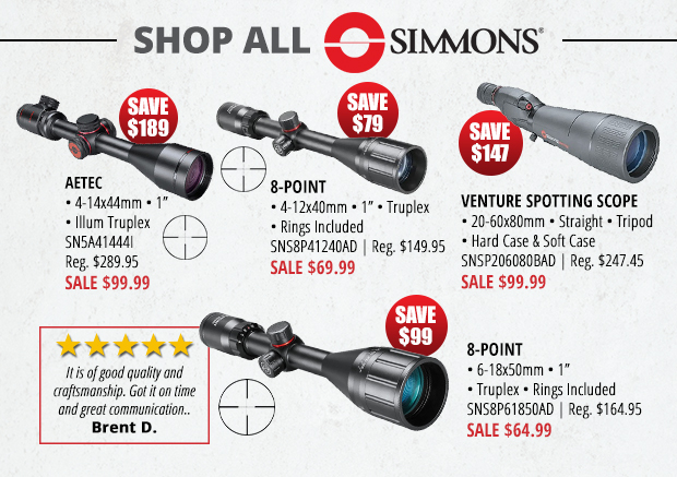 Shop All Simmons Deals