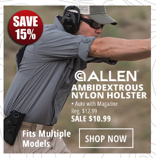 Shop Allen Nylon Holsters 15% Off