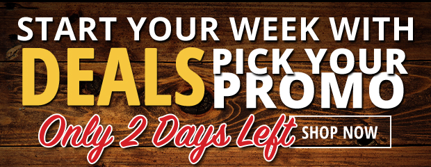 Only 2 Days Left to Pick Your Promo