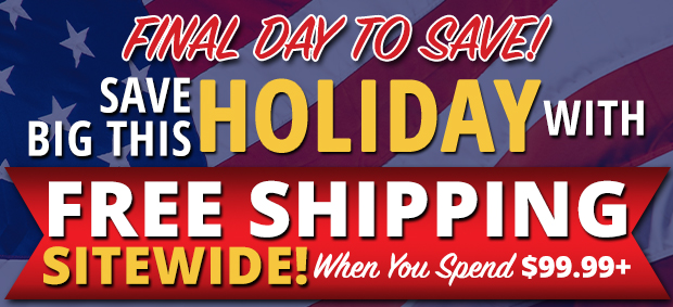 Final Day for Free Shipping Sitewide When You Spend $99.99+