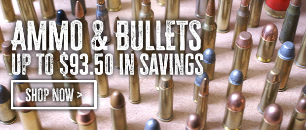 Shop Ammo & Bullets for Up to $93.50 in Savings