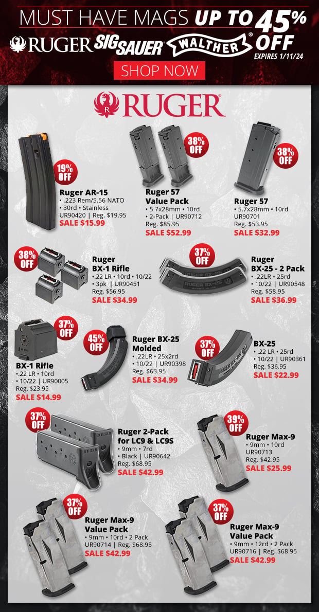 Up to 45% Off Mags!