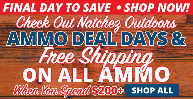 Ammo Deal Days with Free Shipping on All Ammo When You Spend $200+  Use Code FS240115  Restrictions Apply