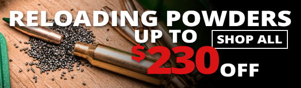 Up to $230 Off Reloading Powders