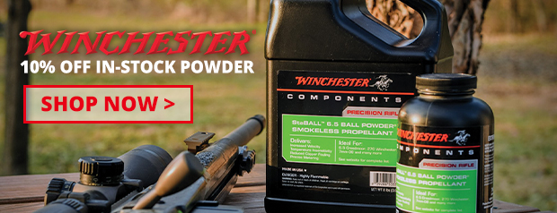 Shop 10% Off In-Stock Winchester Powder