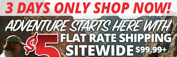 Shop All $5 Flat Rate Shipping Sitewide $99.99+