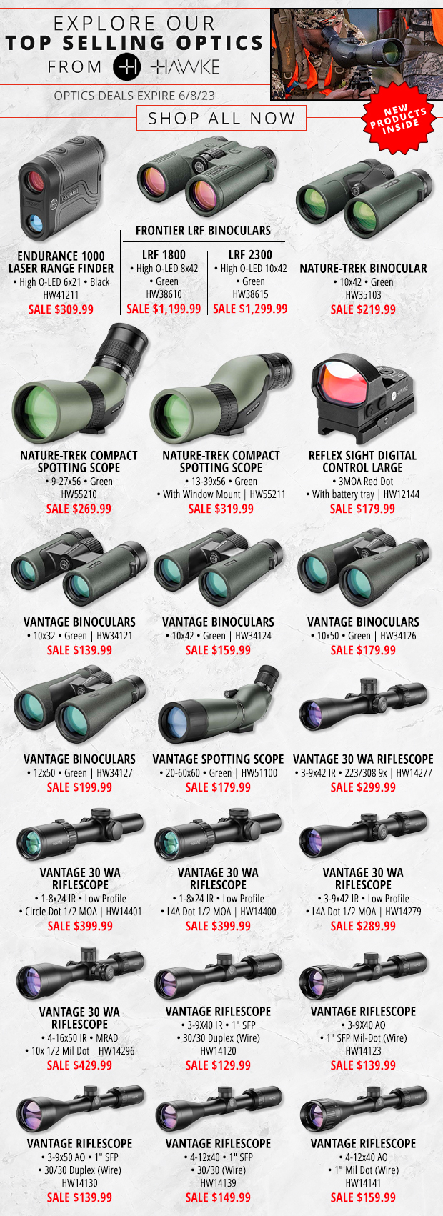 Explore Our Top Selling Optics